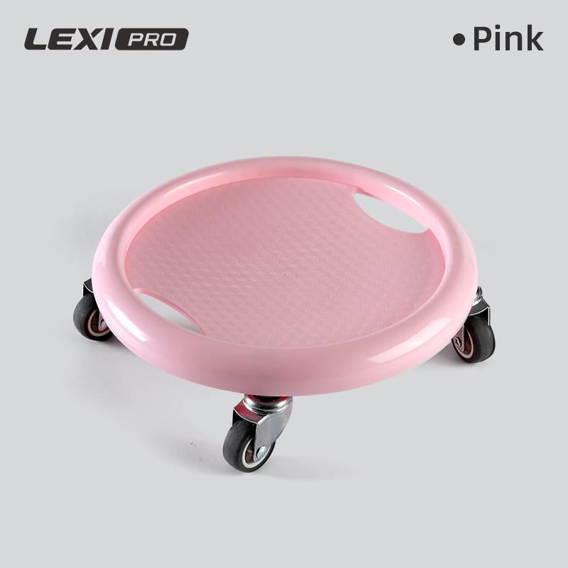 LEXI PRO Silent 4-Wheel Ab Roller for Defined Abs - Home Fitness Equipment with Universal Wheels for Men & Women - Build Strength & Core Muscles