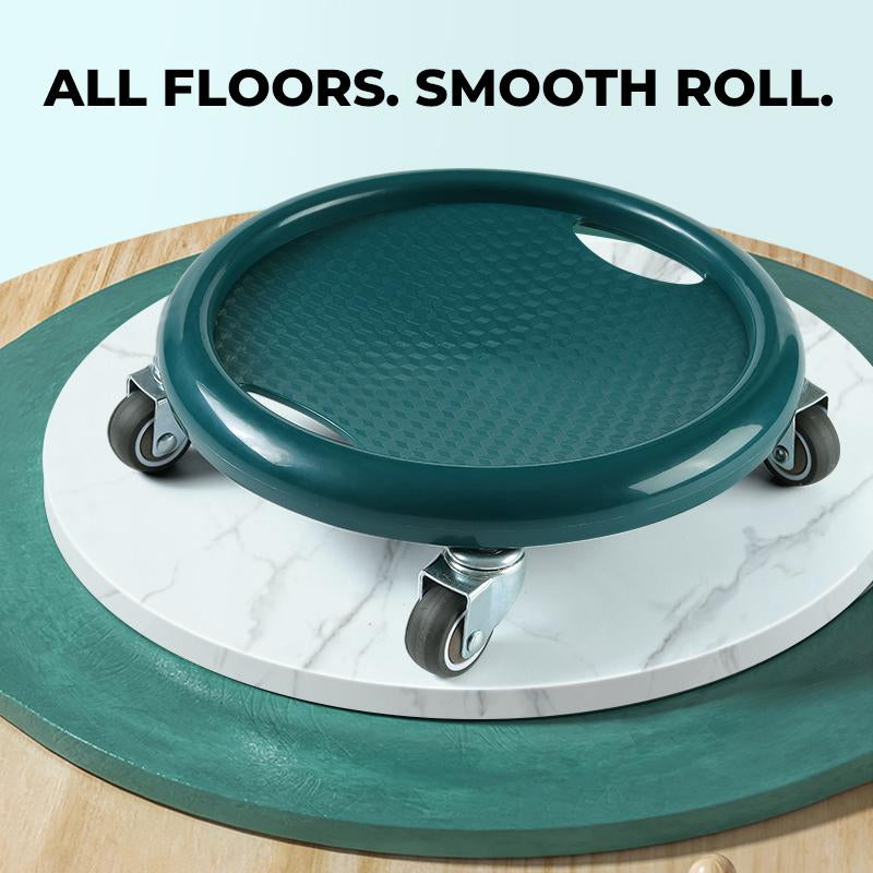 LEXI PRO Silent 4-Wheel Ab Roller for Defined Abs - Home Fitness Equipment with Universal Wheels for Men & Women - Build Strength & Core Muscles